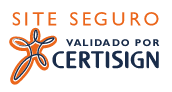 Ícone do certificado de site seguro do Certisign.